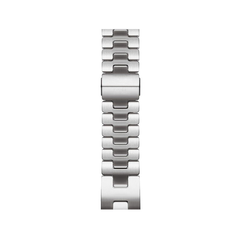 Apple Watch 10 46mm Zore KRD-125 Metal Kordon Strap Kayış Gümüş