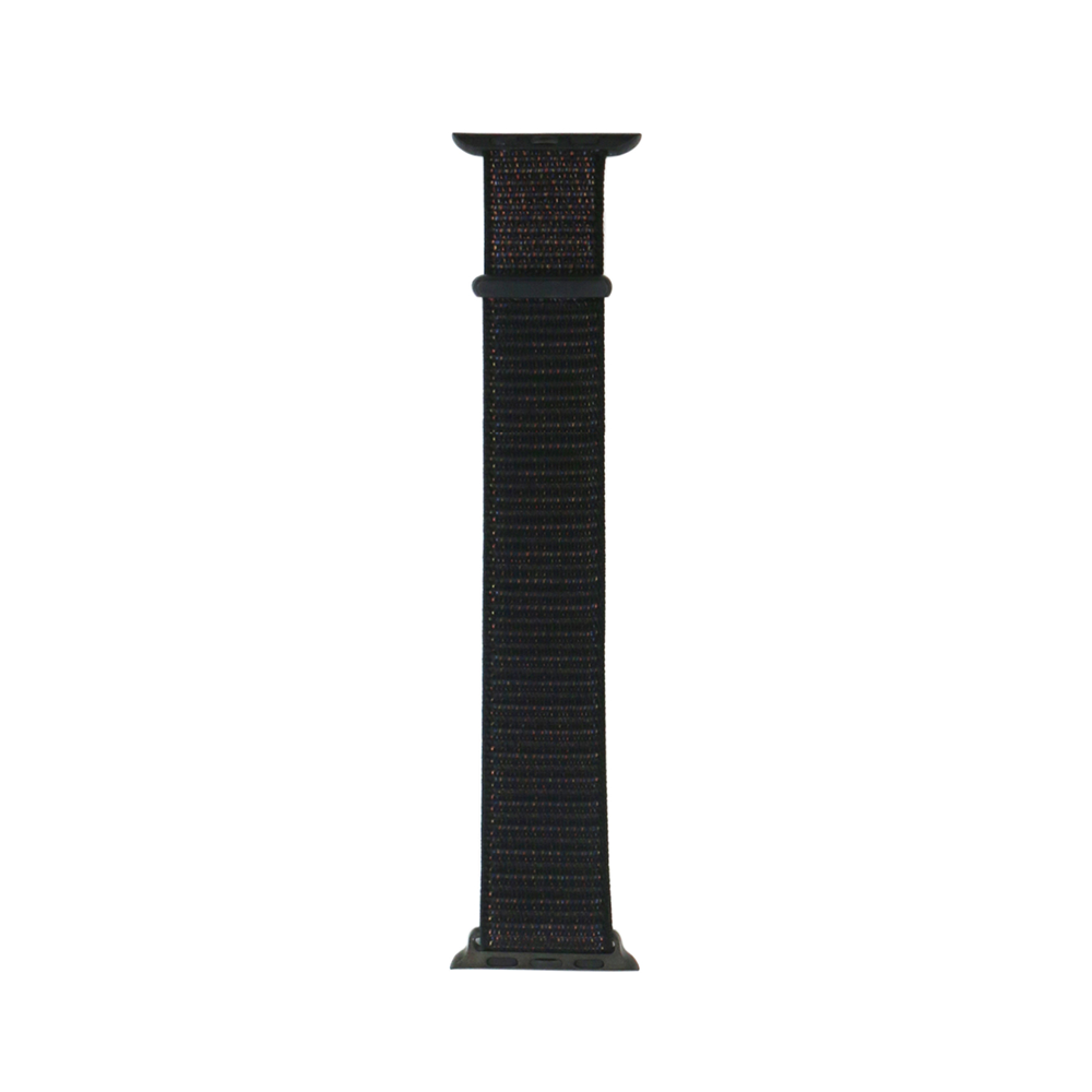 Apple Watch 38mm Kordon Band-03 Serisi Hasır Strap Kayış Siyah