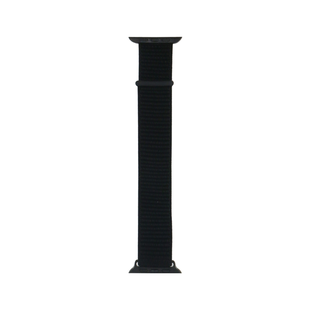 Apple Watch 38mm Kordon Band-03 Serisi Hasır Strap Kayış Koyu Siyah