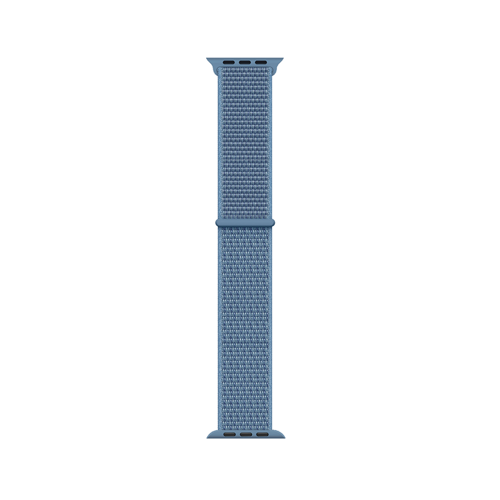 Apple Watch 38mm Kordon Band-03 Serisi Hasır Strap Kayış Cape Ced Blue