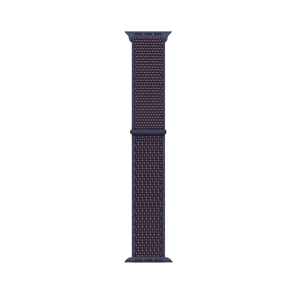 Apple Watch 38mm Kordon Band-03 Serisi Hasır Strap Kayış İndigo