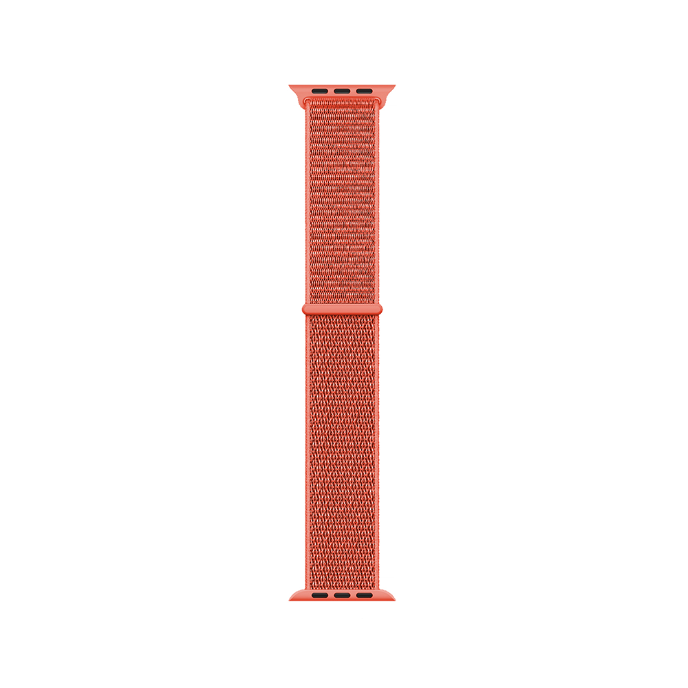 Apple Watch 38mm Kordon Band-03 Serisi Hasır Strap Kayış Nectarine