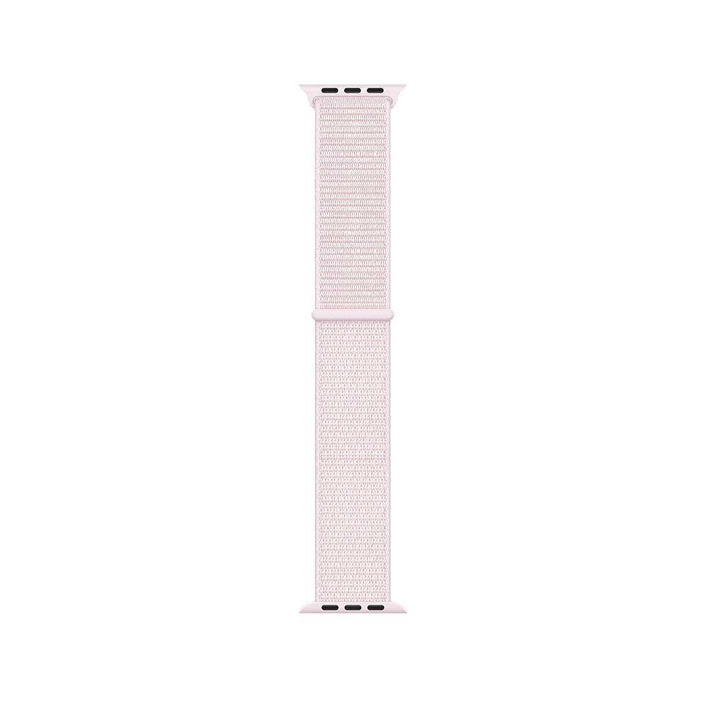 Apple Watch 38mm Kordon Band-03 Serisi Hasır Strap Kayış Pearl Pink
