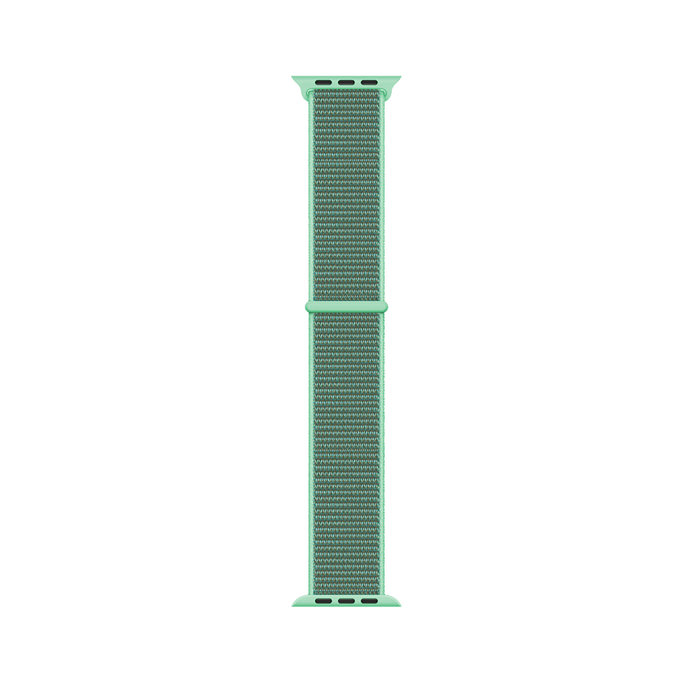 Apple Watch 38mm Kordon Band-03 Serisi Hasır Strap Kayış Spearmint