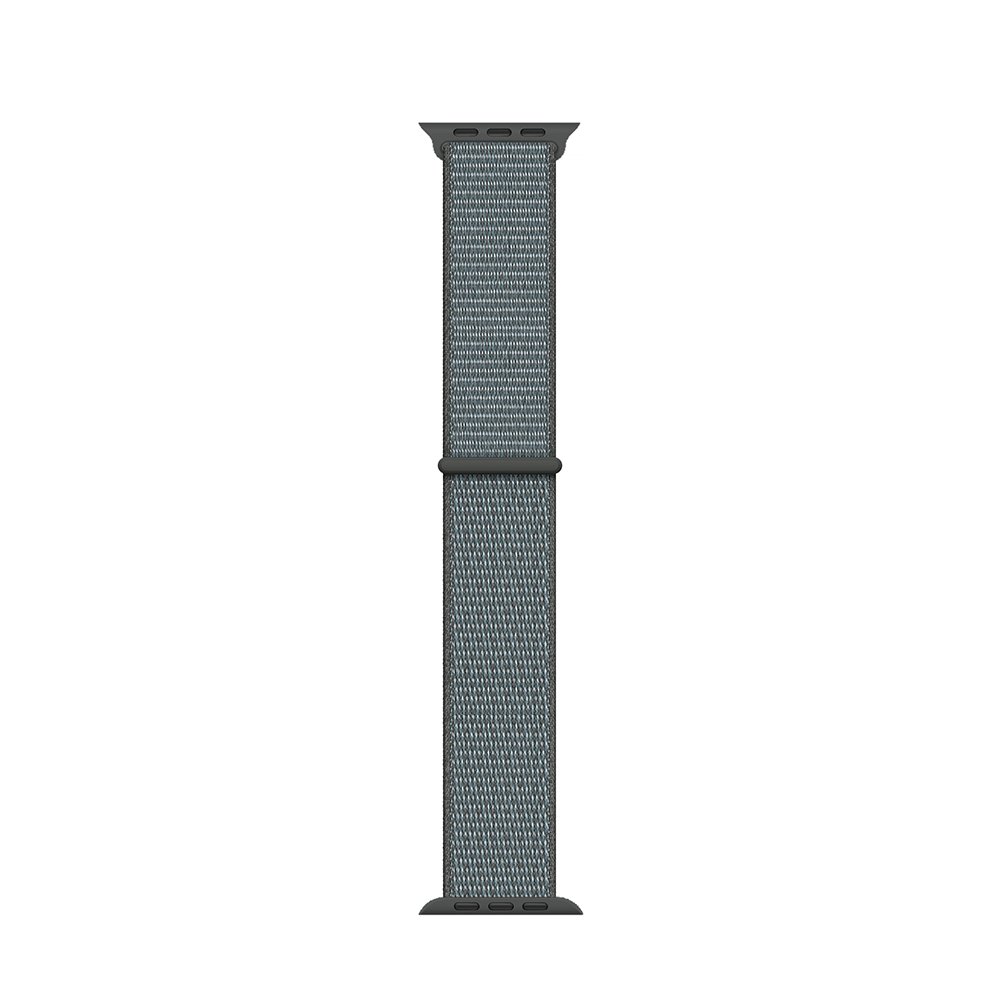 Apple Watch 38mm Kordon Band-03 Serisi Hasır Strap Kayış Koyu Siyah