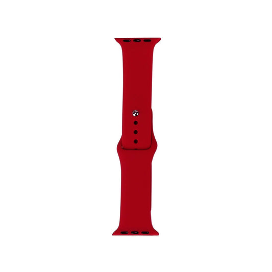 Apple Watch 40mm Band Serisi Klasik Kordon Silikon Strap Kayış Chinese Red