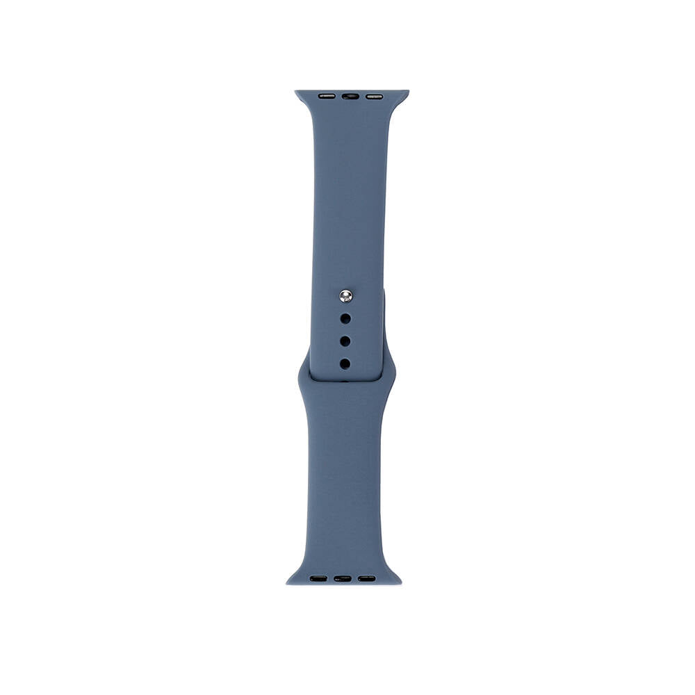 Apple Watch 40mm Band Serisi Klasik Kordon Silikon Strap Kayış Lavendery Gray