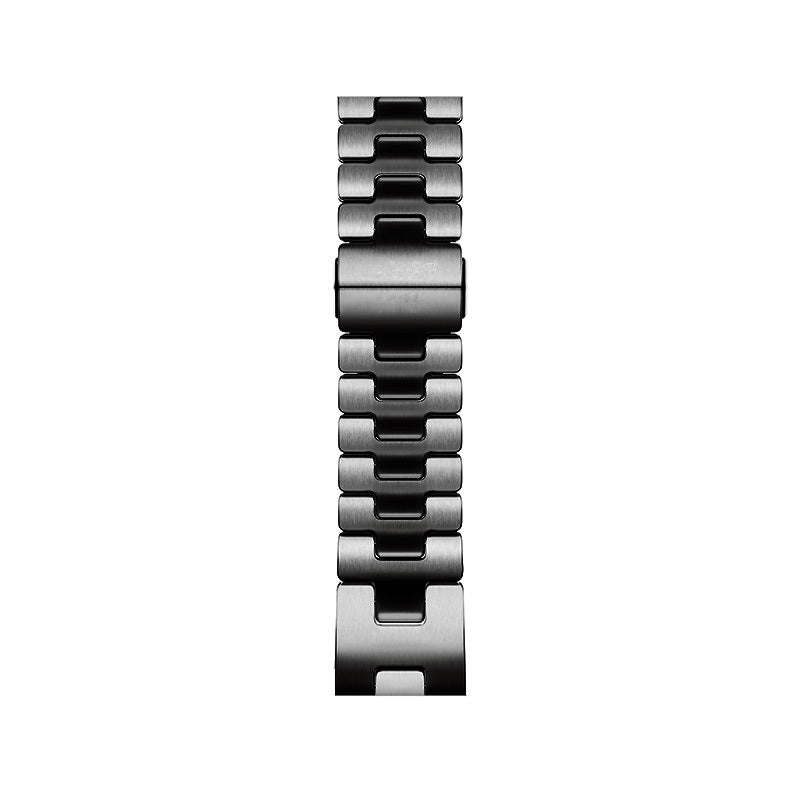 Apple Watch 44mm Zore KRD-125 Metal Kordon Strap Kayış Siyah