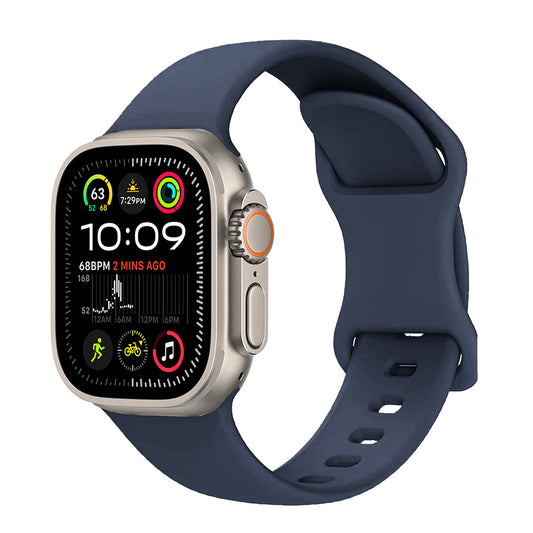 Apple Watch Ultra 49mm Zore KRD-131 Silikon Kordon Strap Kayış Lacivert