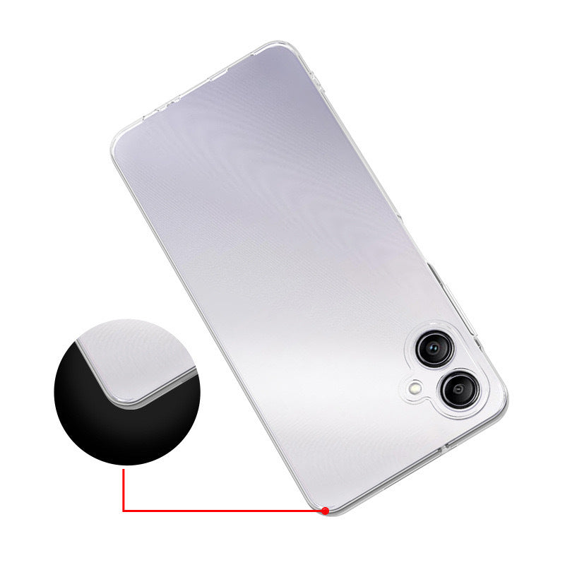 Galaxy A06 Kılıf Zore Süper Silikon Kapak Şeffaf