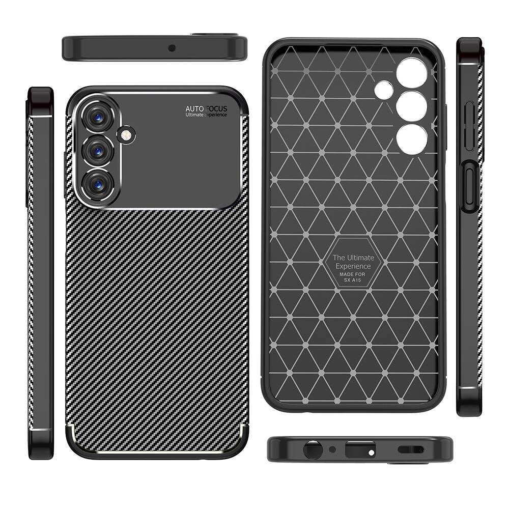 Galaxy A15 Kılıf Zore Negro Silikon Kapak Siyah