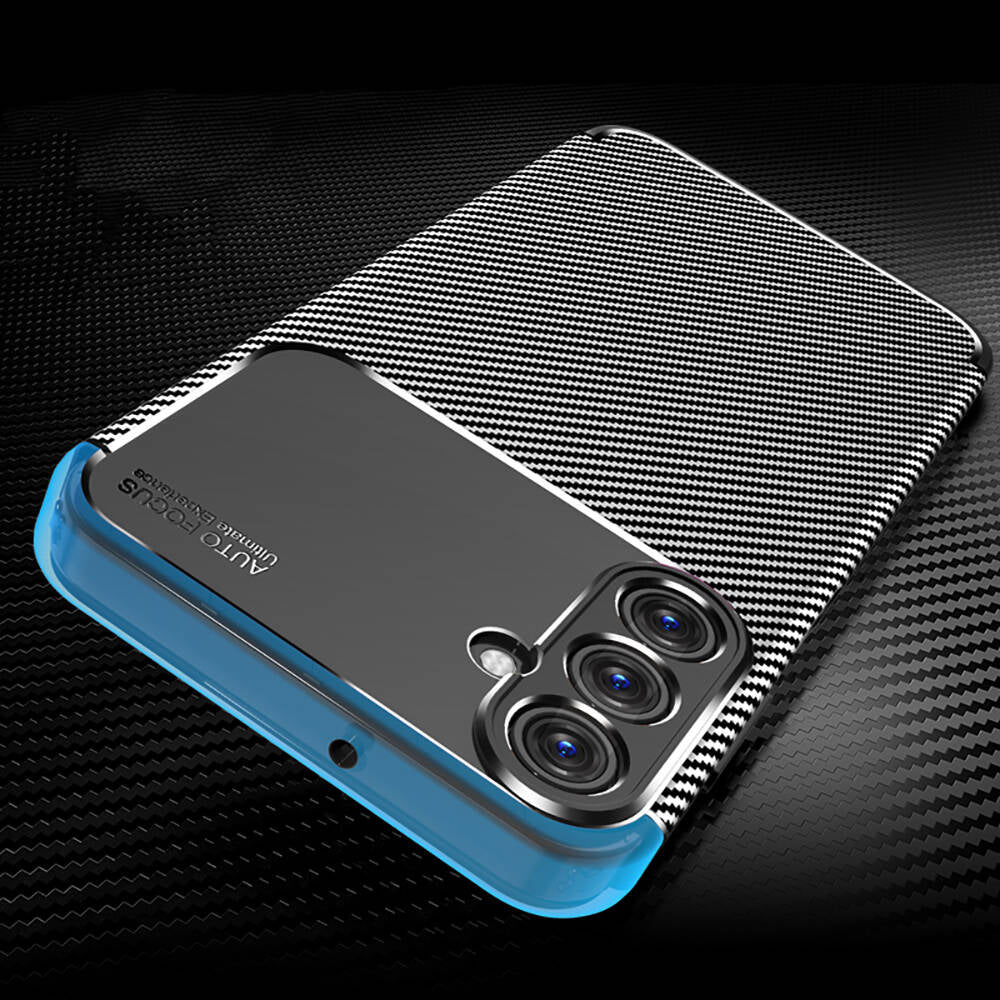 Galaxy A15 Kılıf Zore Negro Silikon Kapak Siyah