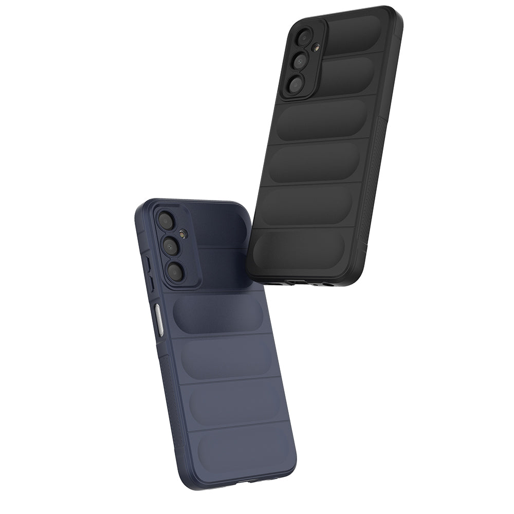 Galaxy A16 Kılıf Esnek TPU Oyuklu Arka Yüzey Tasarımlı Zore Etnik Silikon Kapak Siyah