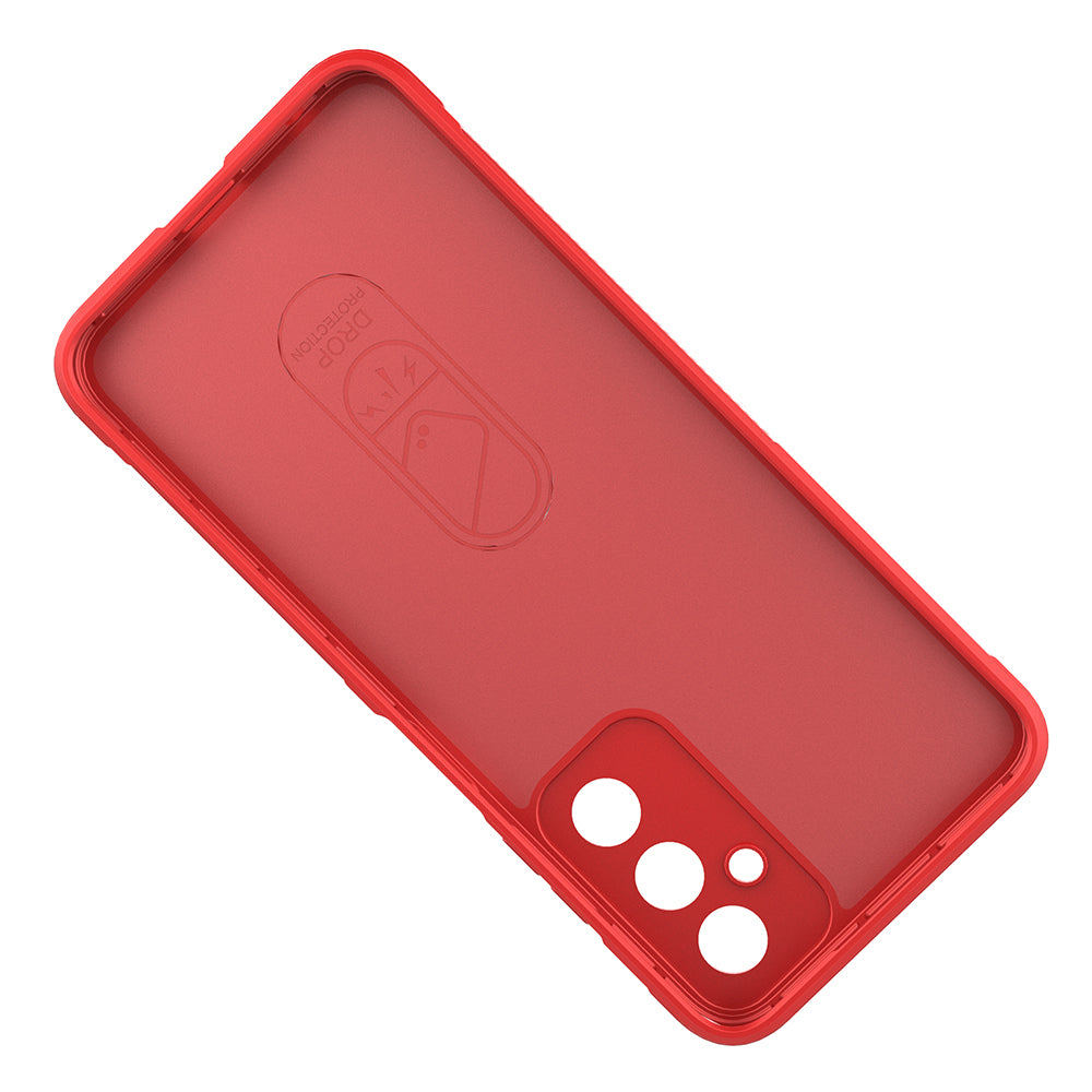 Galaxy A16 Kılıf Esnek TPU Oyuklu Arka Yüzey Tasarımlı Zore Etnik Silikon Kapak Lacivert