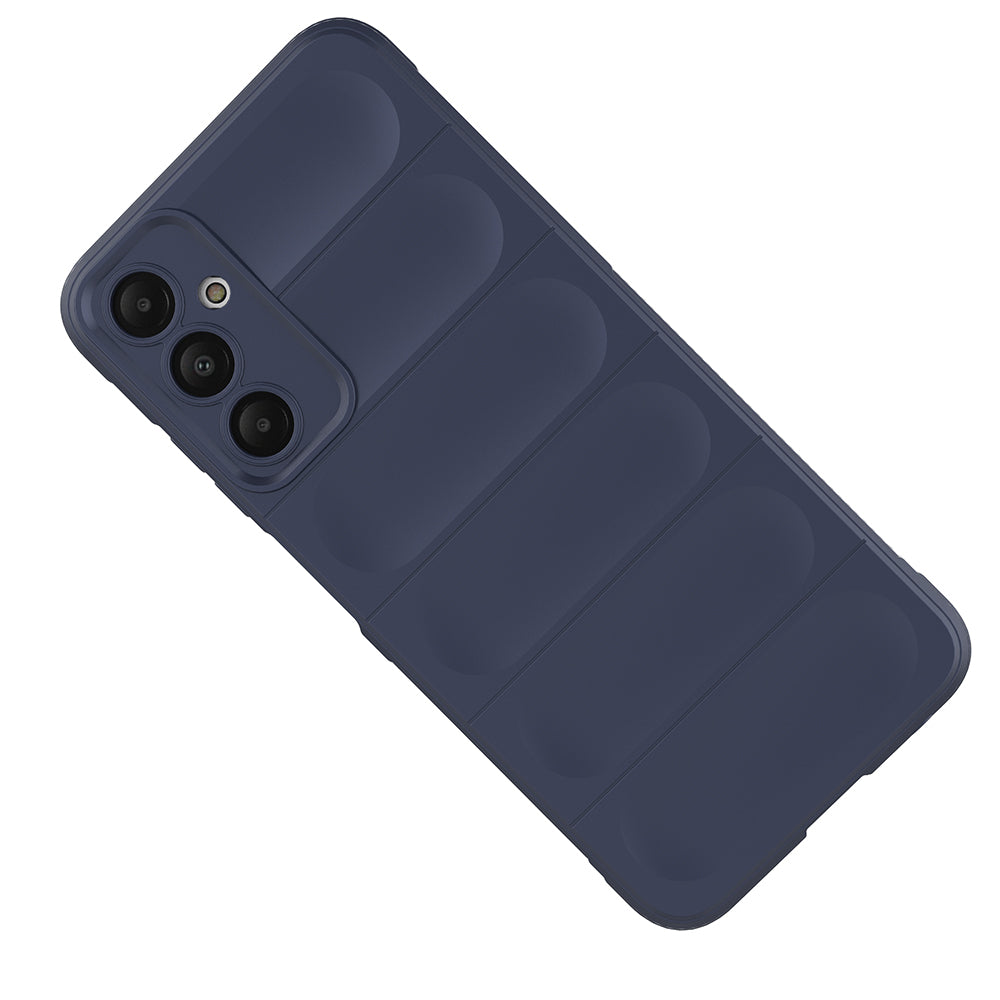 Galaxy A16 Kılıf Esnek TPU Oyuklu Arka Yüzey Tasarımlı Zore Etnik Silikon Kapak Koyu Yeşil