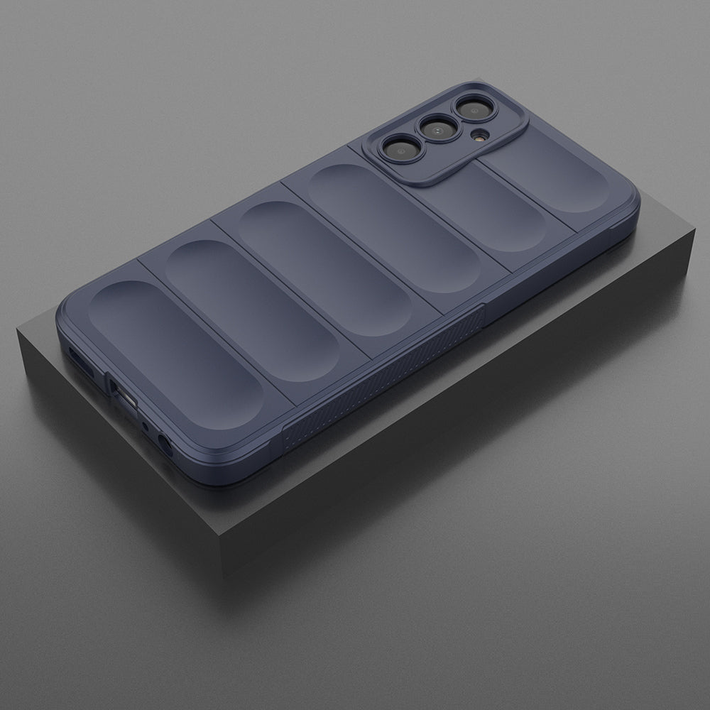 Galaxy A16 Kılıf Esnek TPU Oyuklu Arka Yüzey Tasarımlı Zore Etnik Silikon Kapak Kırmızı