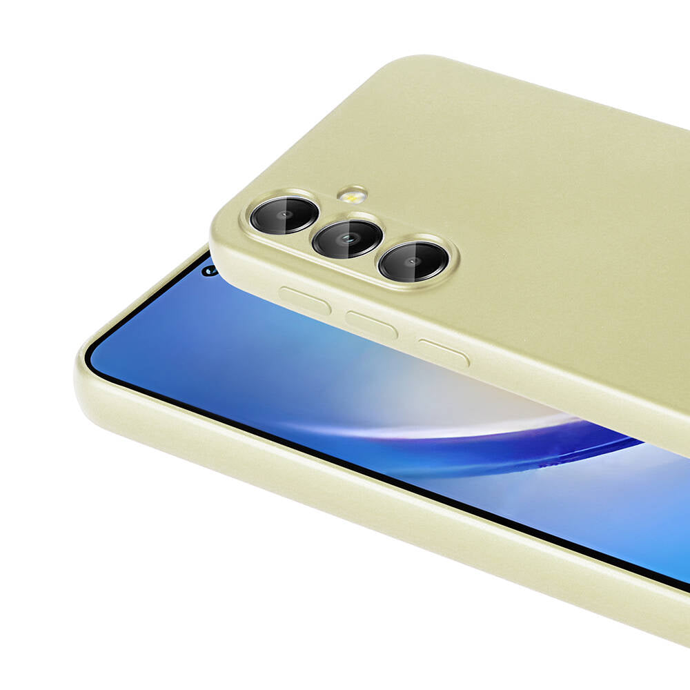 Galaxy A35 Kılıf Zore Premier Silikon Kapak Mürdüm