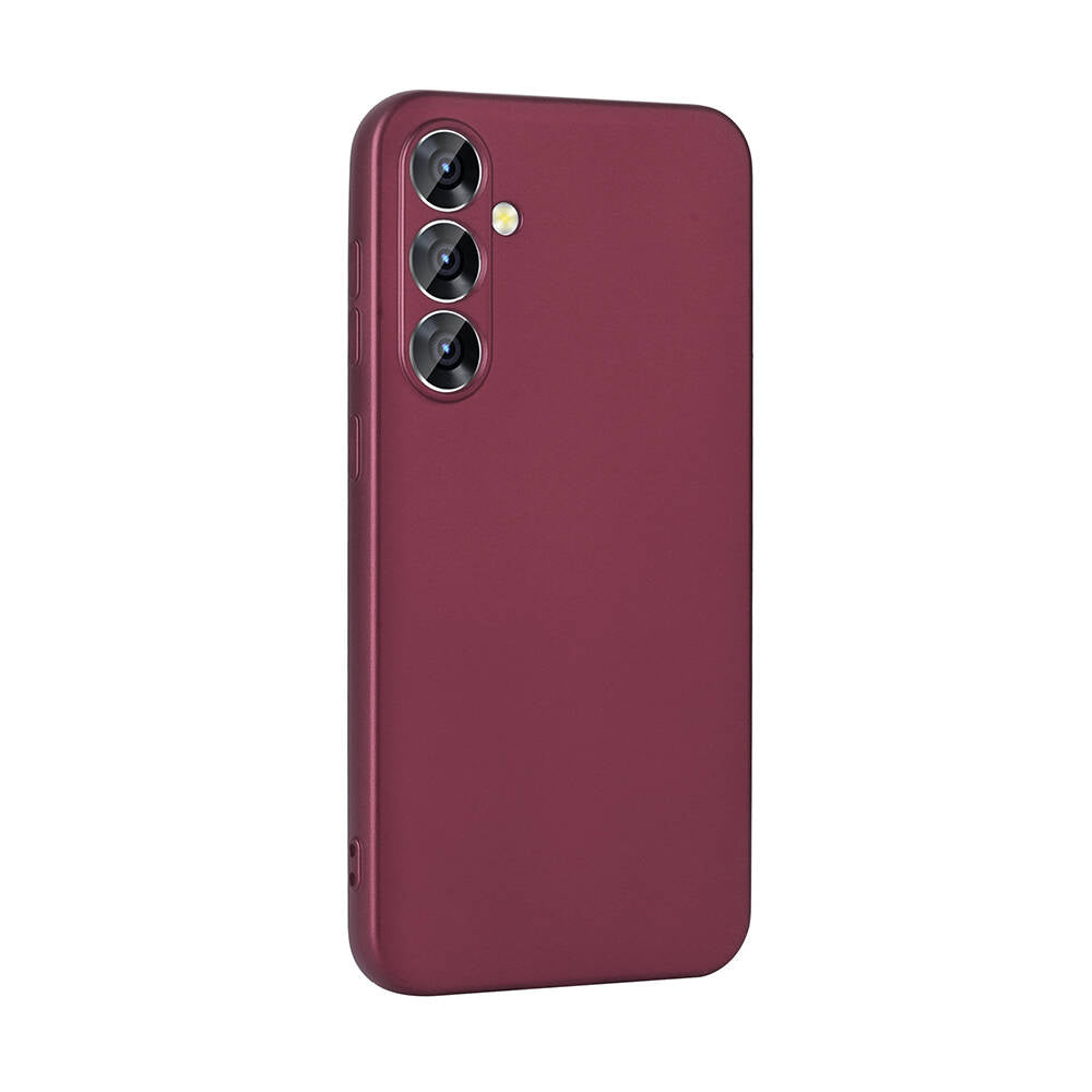 Galaxy A35 Kılıf Zore Premier Silikon Kapak Mürdüm