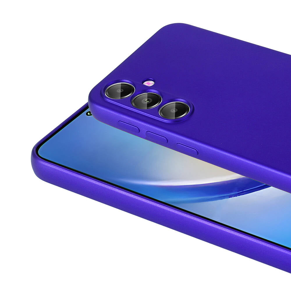 Galaxy A55 Kılıf Zore Premier Silikon Kapak Rose Gold