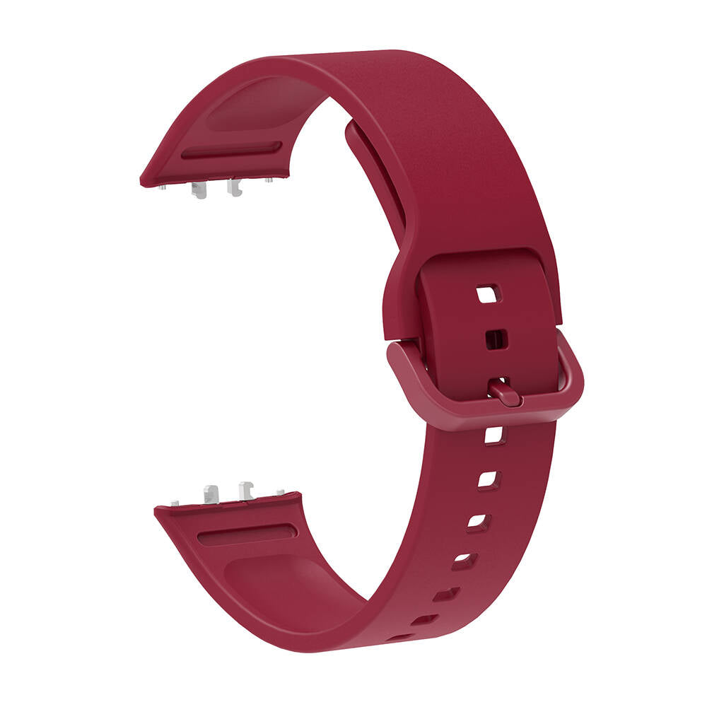Galaxy Fit 3 Silikon Kordon Zore KRD-110 Strap Kayış Kırmızı