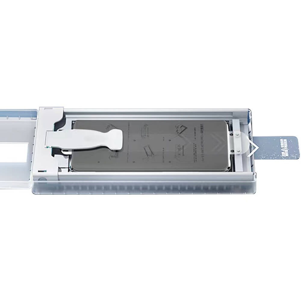 Galaxy S22 Ultra Zore Uygulama Aparatlı 6in1 Easy Privacy Body Ekran Koruyucu Siyah