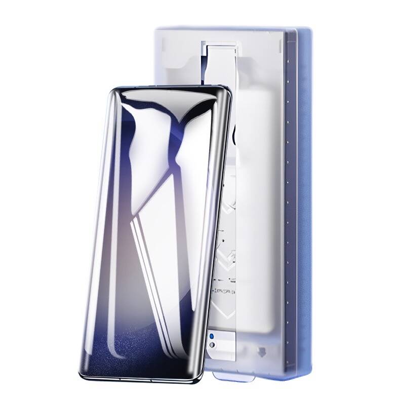 Galaxy S23 Ultra Zore Uygulama Aparatlı 6in1 Easy Body Ekran Koruyucu Siyah