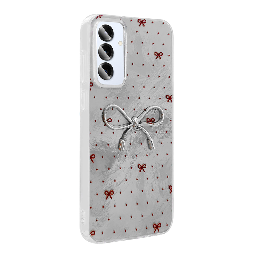 Galaxy S24 FE Kılıf Kamera Korumalı Figürlü Zore Ponti Silikon Kapak Beyaz