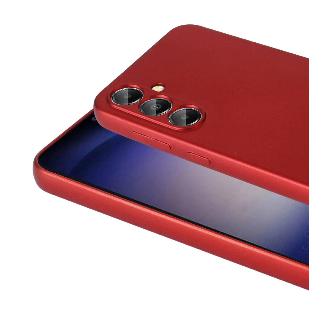 Galaxy S24 Kılıf Zore Premier Silikon Kapak Mürdüm