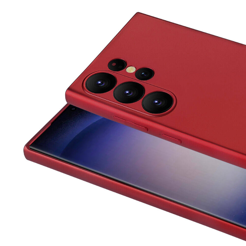 Galaxy S24 Ultra Kılıf Zore Premier Silikon Kapak Rose Gold