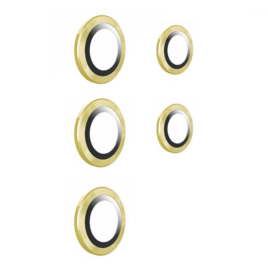 Galaxy S24 Ultra Zore Kamera Lens Koruyucu Cam Filmi Gold