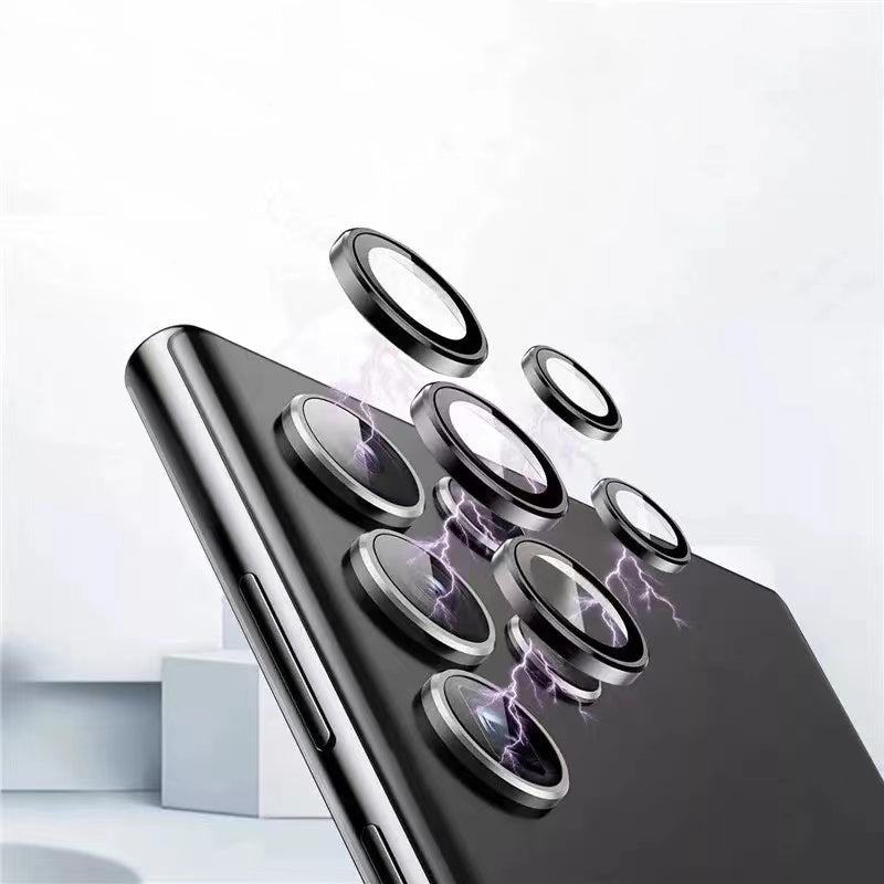 Galaxy S24 Zore Kamera Lens Koruyucu Cam Filmi Gold