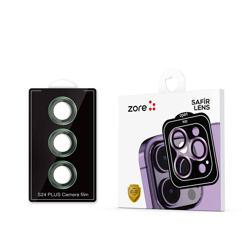 Galaxy S24 Zore Kamera Lens Koruyucu Cam Filmi Gold