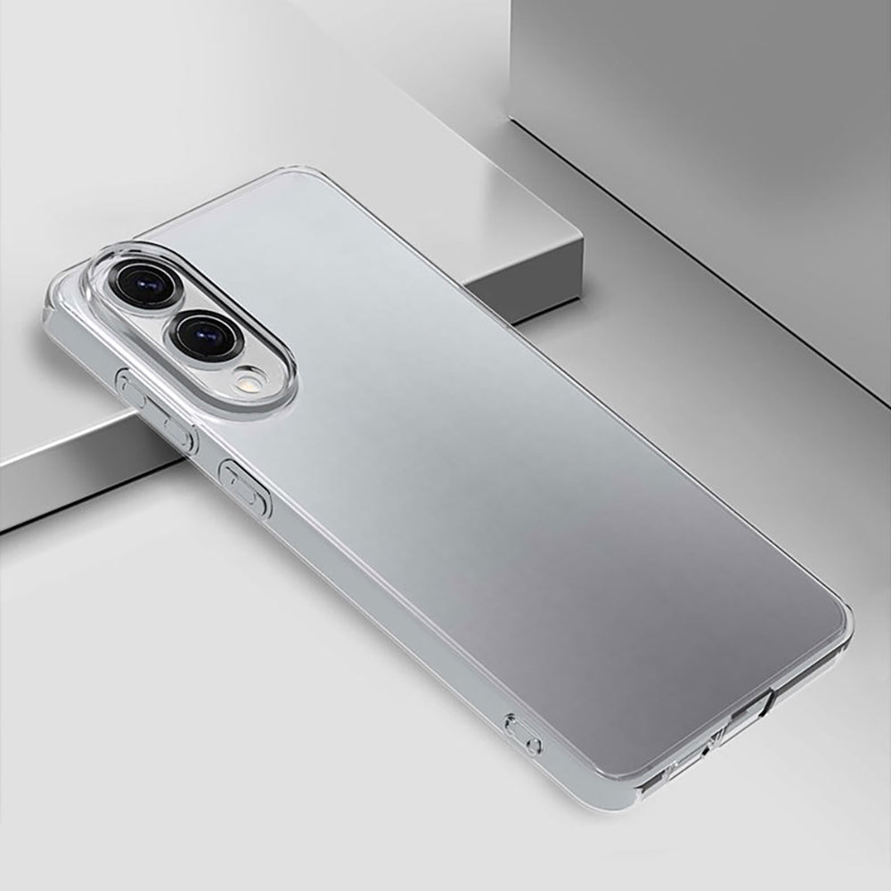 Galaxy S25 Edge Kılıf Zore Süper Silikon Kapak Şeffaf