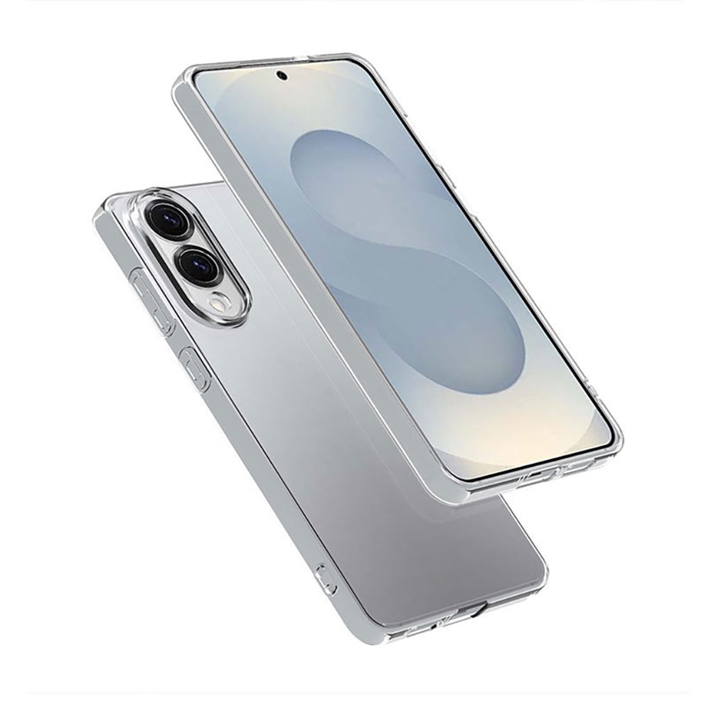 Galaxy S25 Edge Kılıf Zore Süper Silikon Kapak Şeffaf