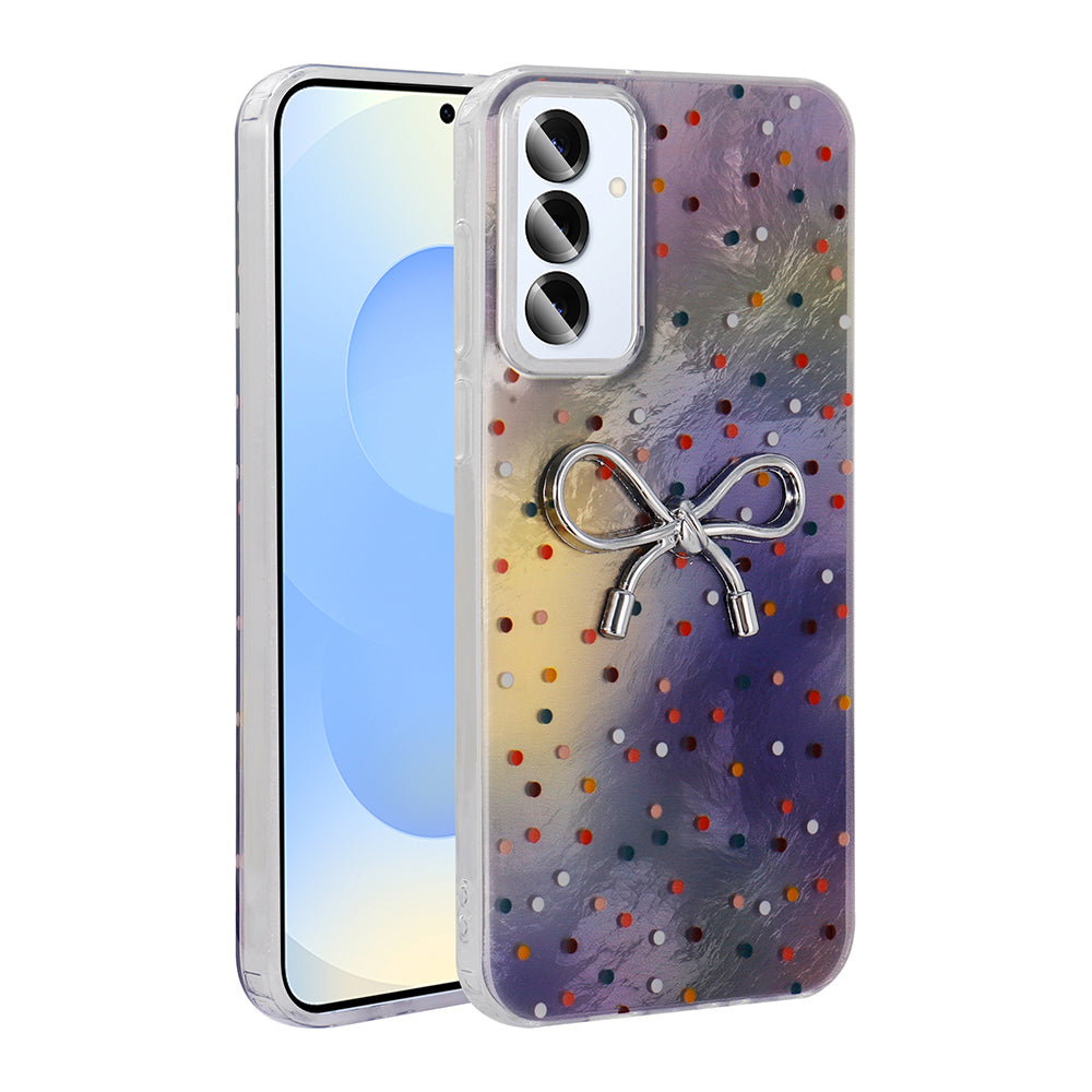 Galaxy S25 Kılıf Kamera Korumalı Figürlü Zore Ponti Silikon Kapak Açık Mavi