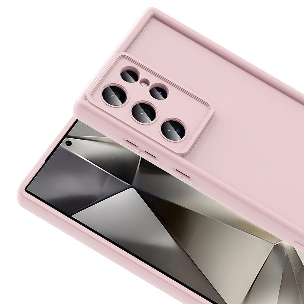 Galaxy S25 Ultra Kılıf Kamera Korumalı Zore Ananas Kapak Pembe