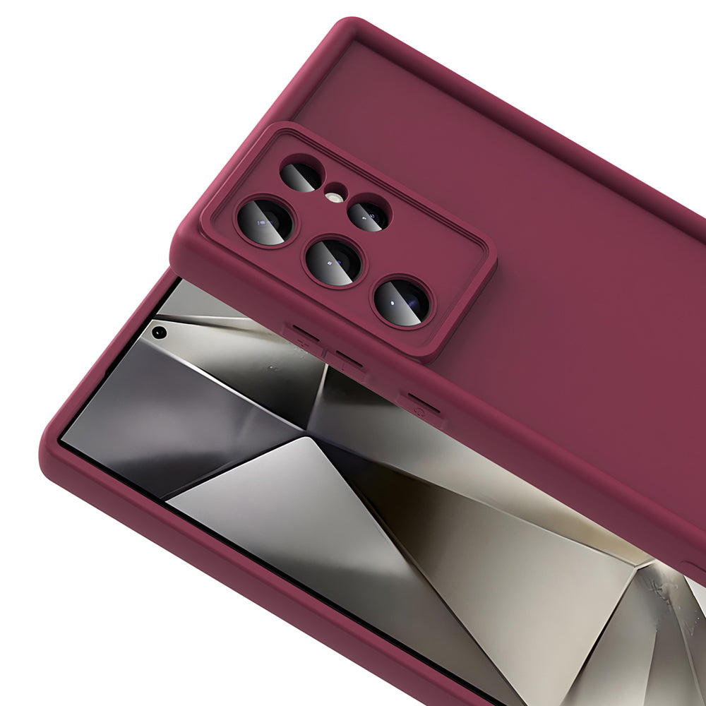 Galaxy S25 Ultra Kılıf Kamera Korumalı Zore Ananas Kapak Pembe