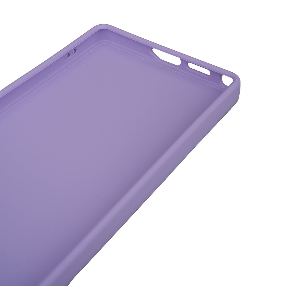 Galaxy S25 Ultra Kılıf Zore Biye Silikon Lila