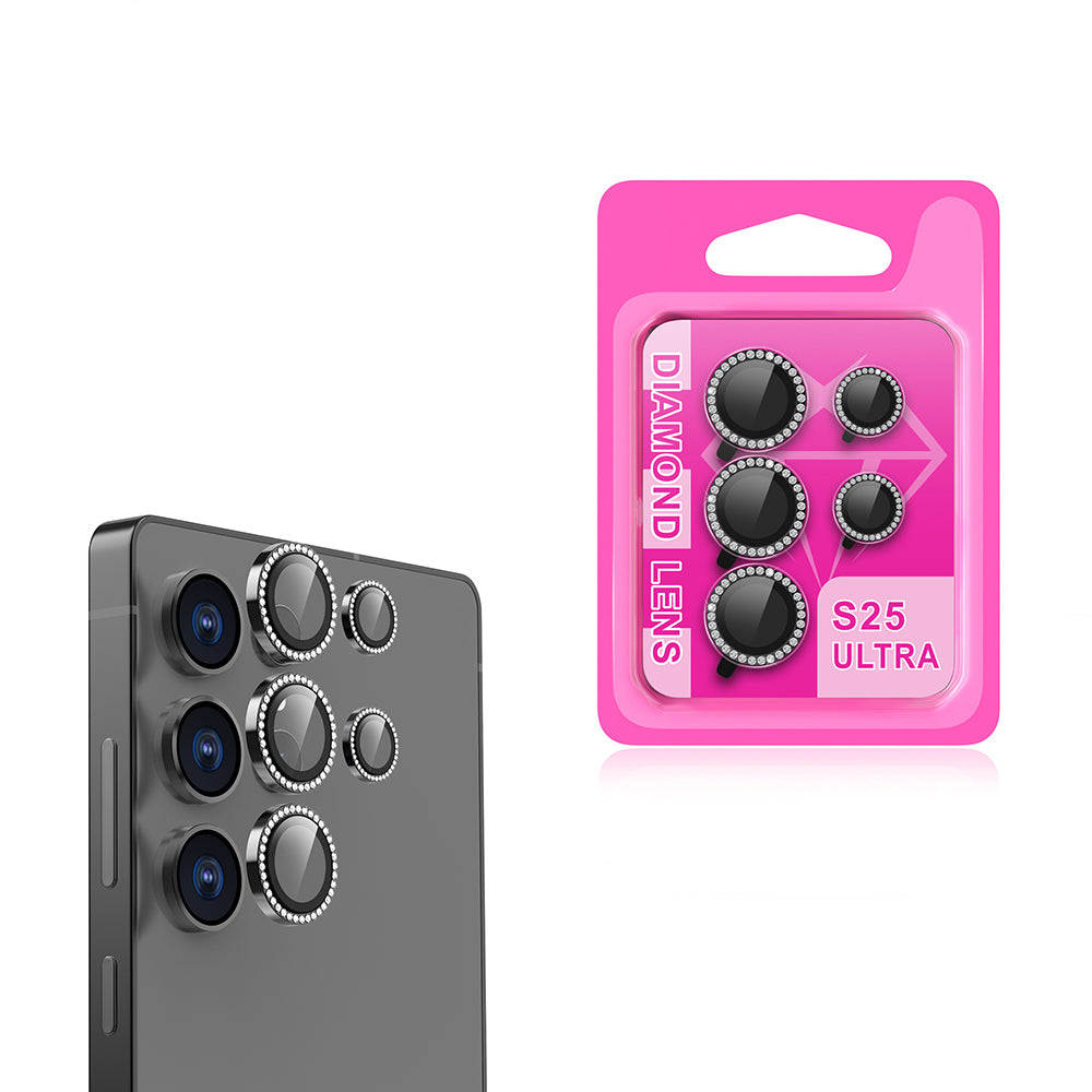 Galaxy S25 Ultra Zore CL-06 Kamera Lens Koruyucu Gümüş