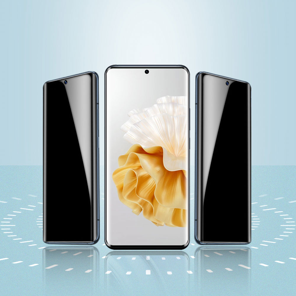 Galaxy S25 Ultra Zore Kolay Uygulama Aparatlı Privacy Easy Body Hayalet Ekran Koruyucu Siyah