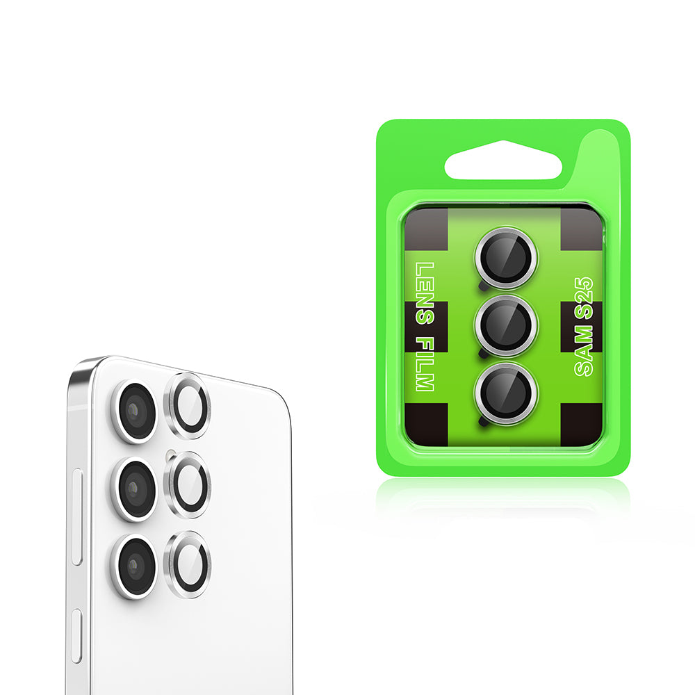 Galaxy S25 Zore CL-07 Kamera Lens Koruyucu Siyah