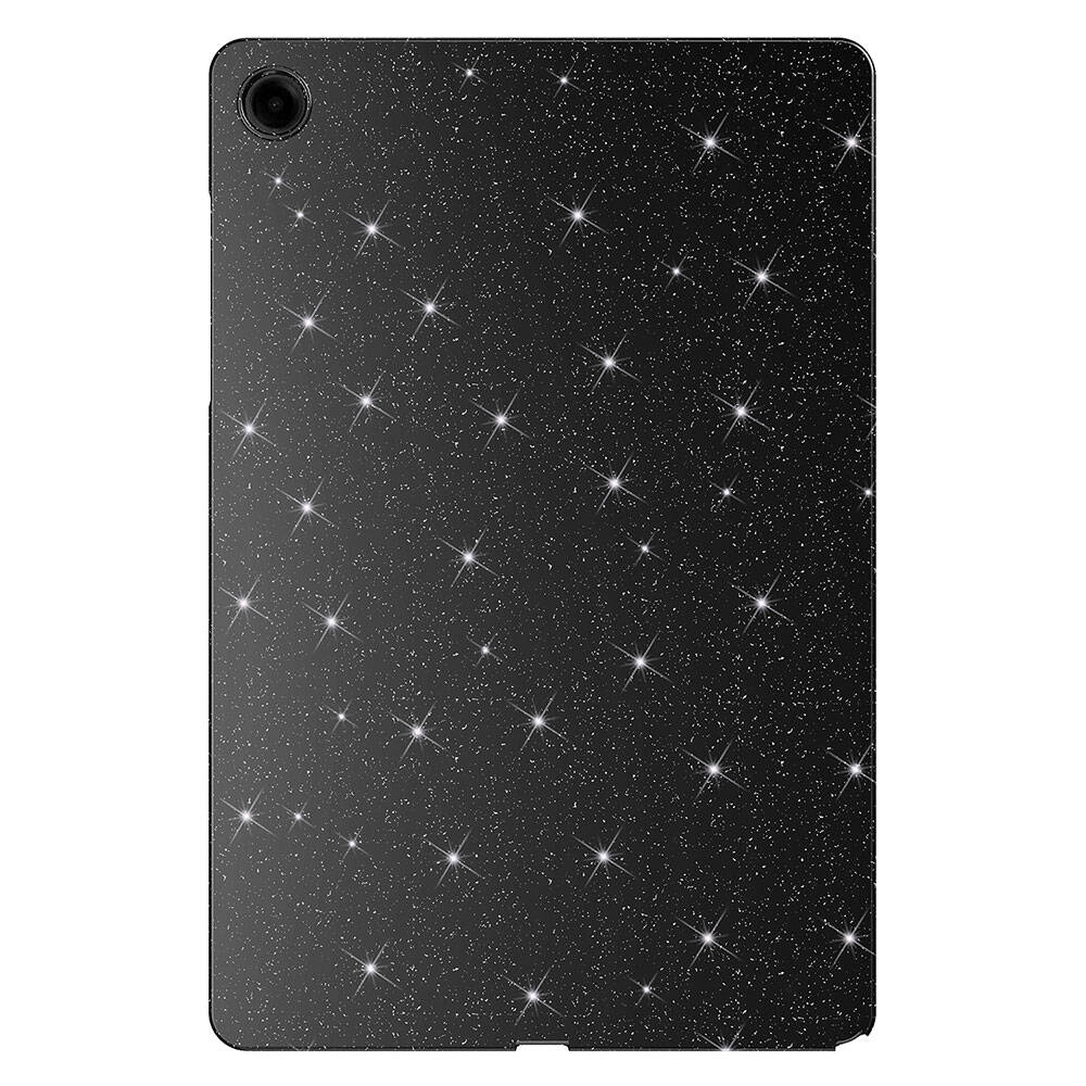 Galaxy Tab A9 Plus Simli Parlak Görünümlü Zore Tablet Koton Kılıf Derin Mor