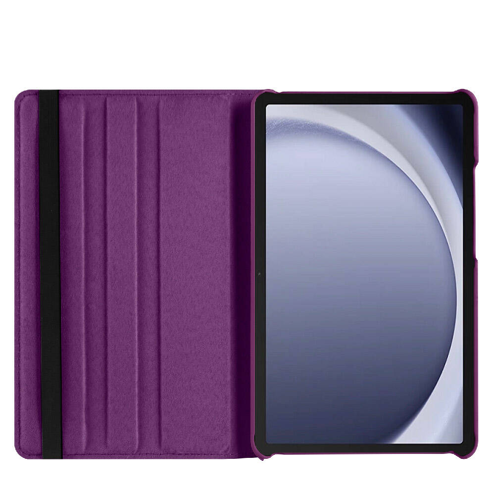 Galaxy Tab A9 Plus Zore Dönebilen Standlı Kılıf Pembe Koyu