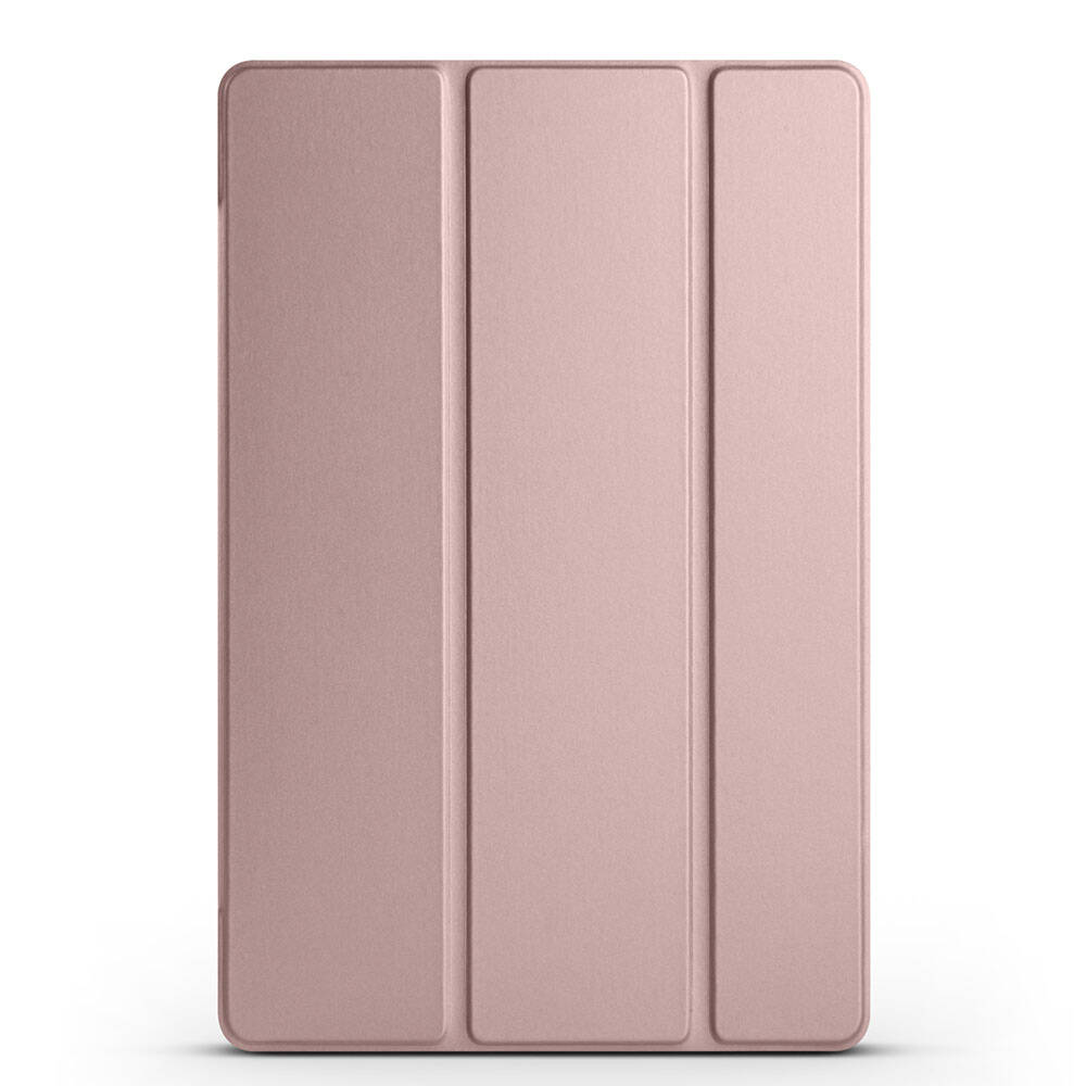 Galaxy Tab A9 Zore Smart Cover Standlı 1-1 Kılıf Rose Gold