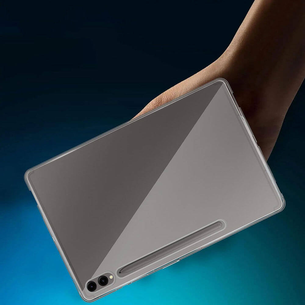 Galaxy Tab S10 Plus Kılıf Zore Tablet Süper Silikon Kapak Renksiz