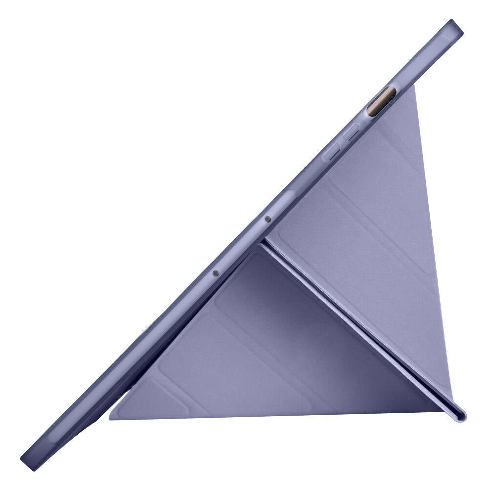 Galaxy Tab S10 Plus Kılıf Zore Tri Folding Kalem Bölmeli Standlı Kılıf Lacivert