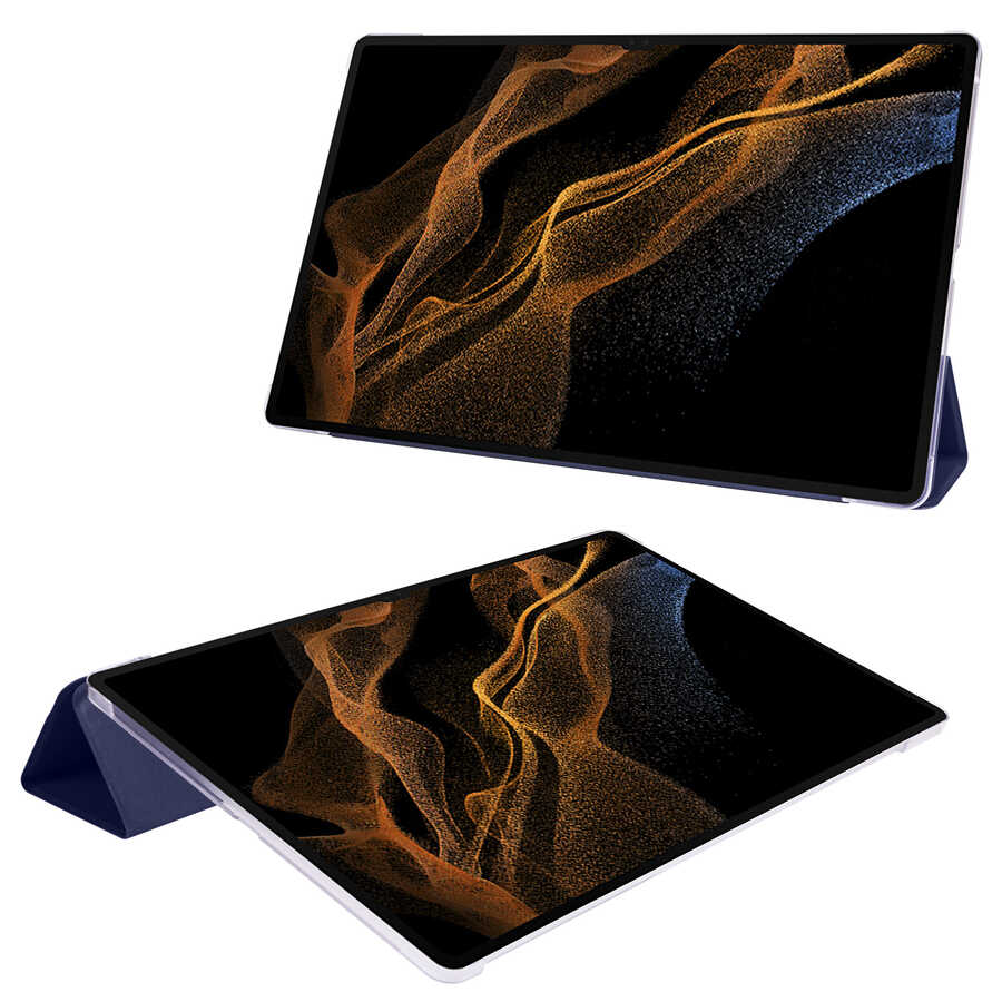 Galaxy Tab S10 Plus Zore Smart Cover Standlı 1-1 Kılıf Pembe