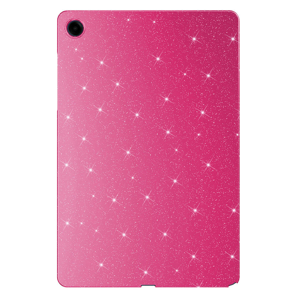 Galaxy Tab S8 Simli Parlak Görünümlü Zore Tablet Koton Kılıf Pembe