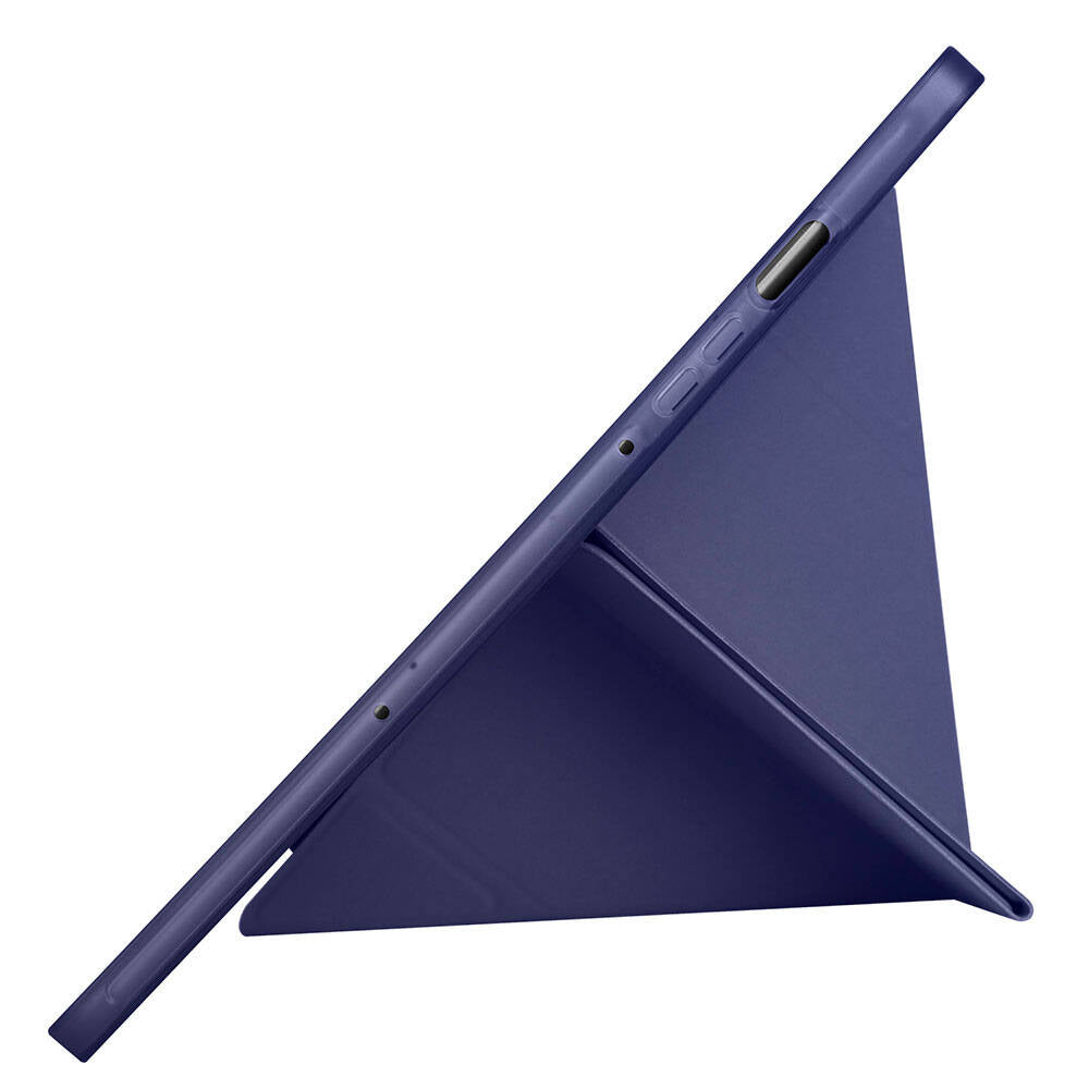Galaxy Tab S9 FE Kılıf Zore Tri Folding Kalem Bölmeli Standlı Kılıf Lila
