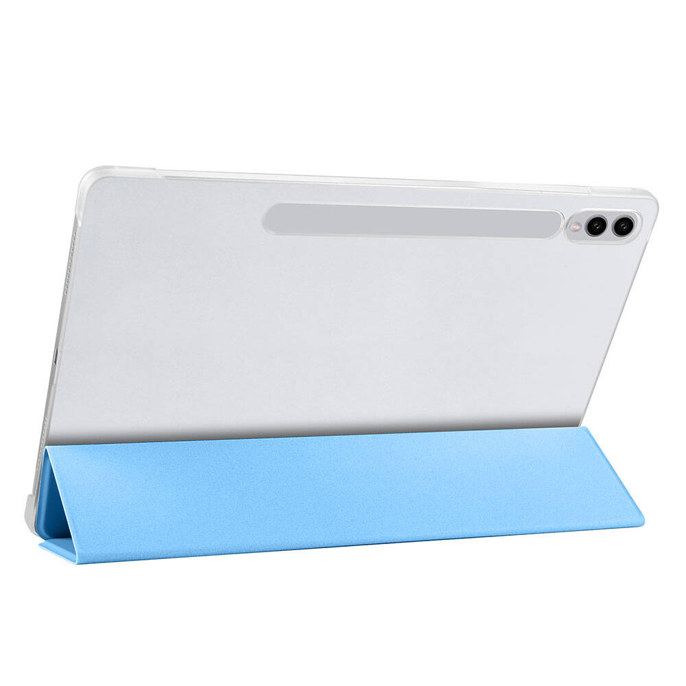 Galaxy Tab S9 FE Plus Zore Smart Cover Standlı 1-1 Kılıf Lacivert